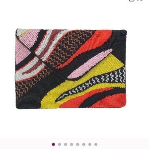 VICI Handmade Beaded Clutch Bag Envelope Elegant Preppy Coquette Boho Resort Y2K